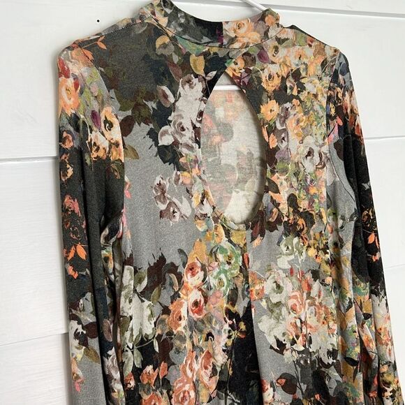 Uncle Frank Abstract Floral Long Sleeve Dress Size Small - Picture 8 of 9
